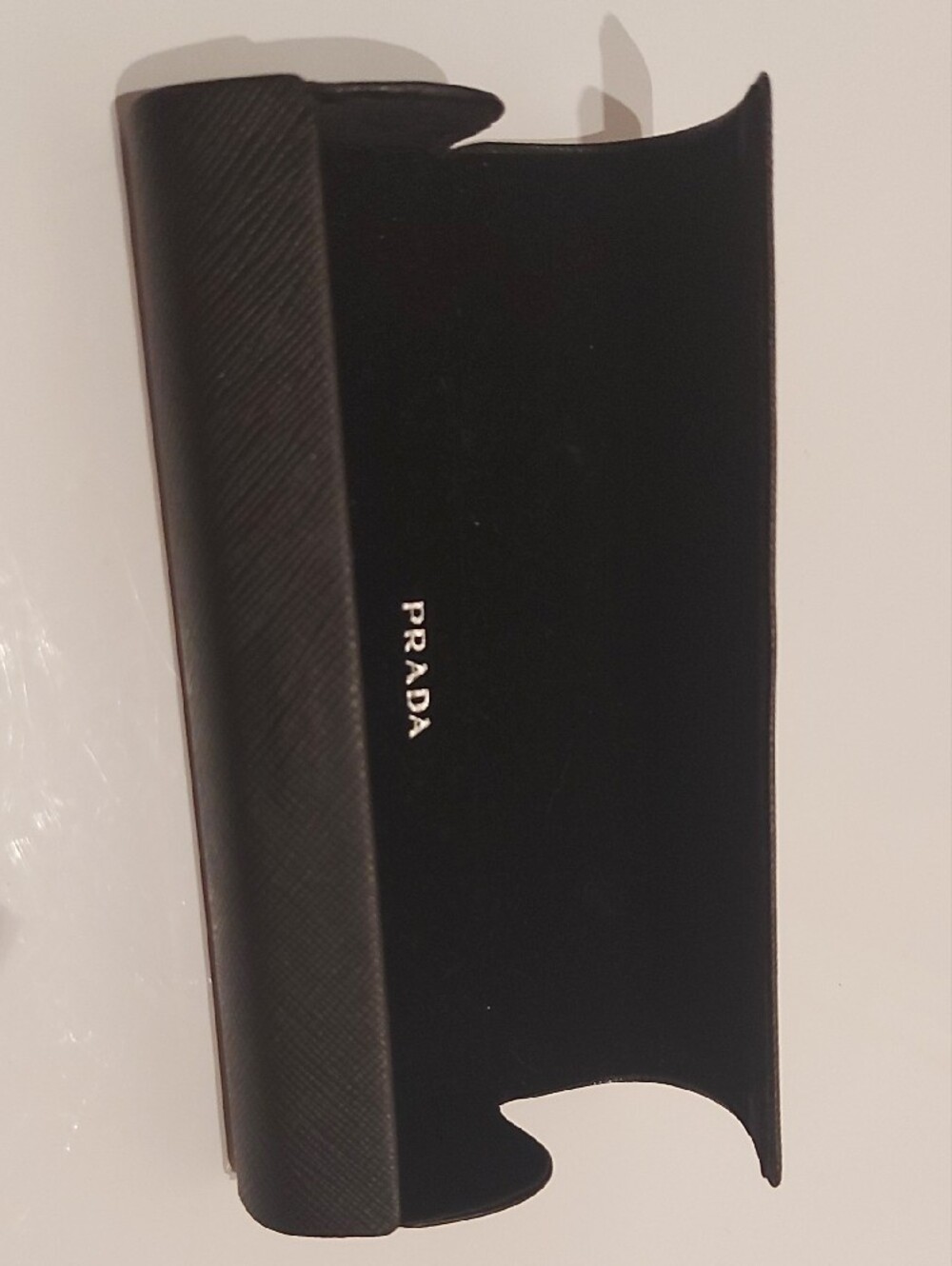 Prada Black Textured Saffiano Glasses Case - Picture 3 of 5